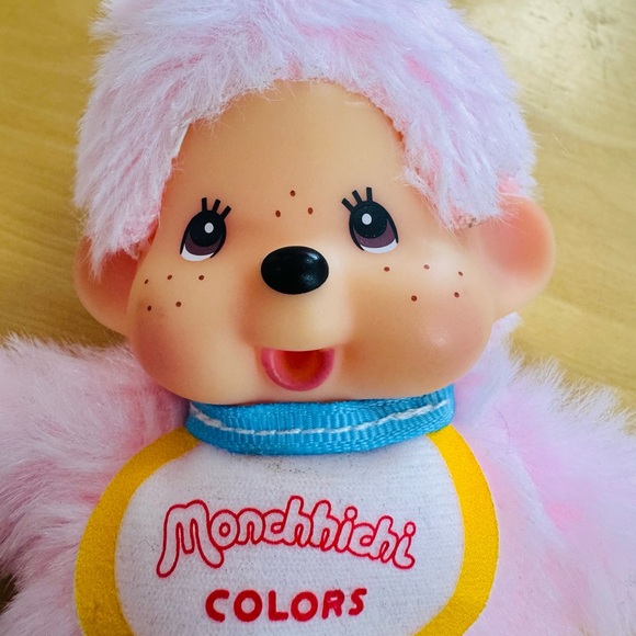 Sekiguchi Monchhichi keychain pendant in pink - Picture 1 of 3